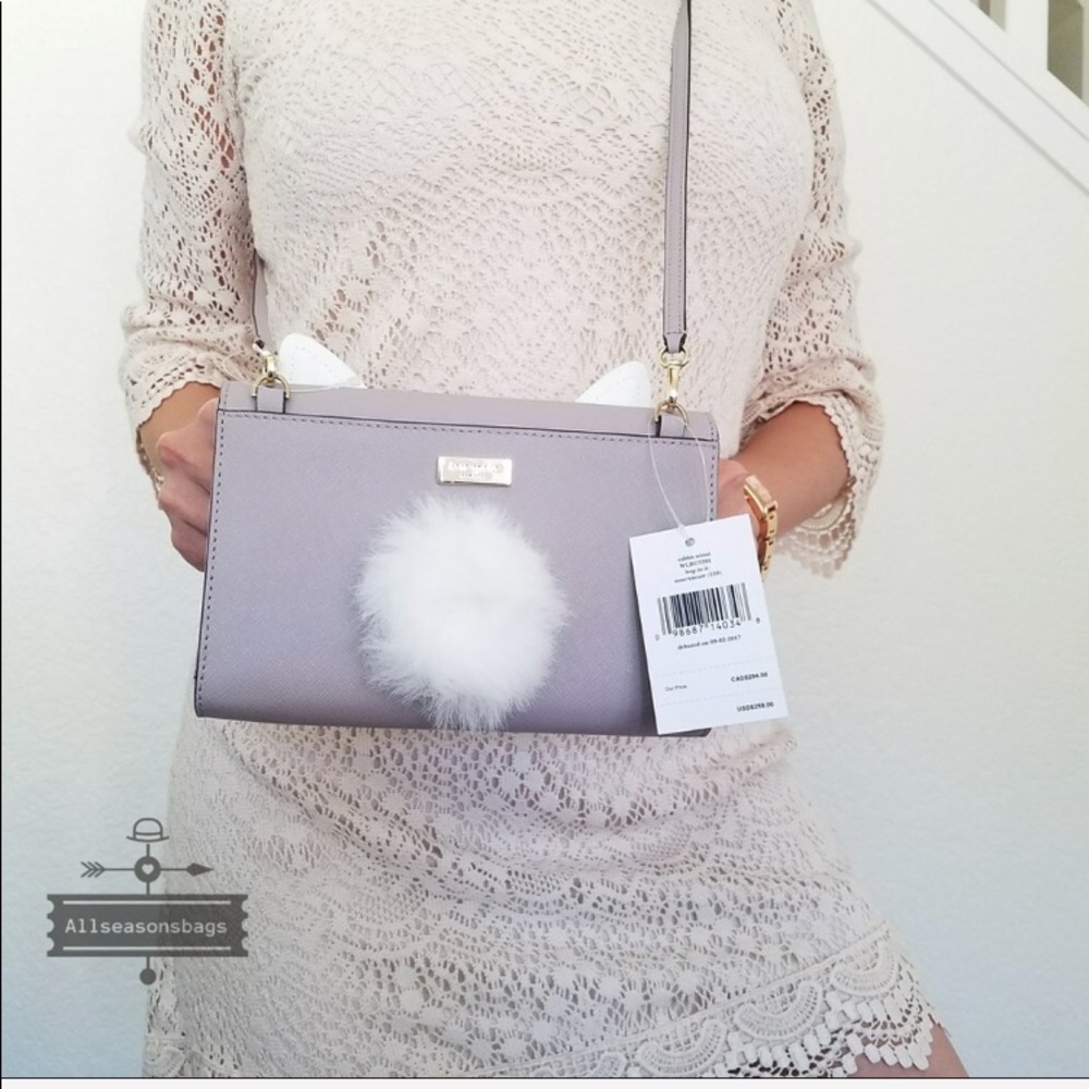 NWT Kate spade Rabbit Winnie hop to it crossbody - Picture 7 of 8